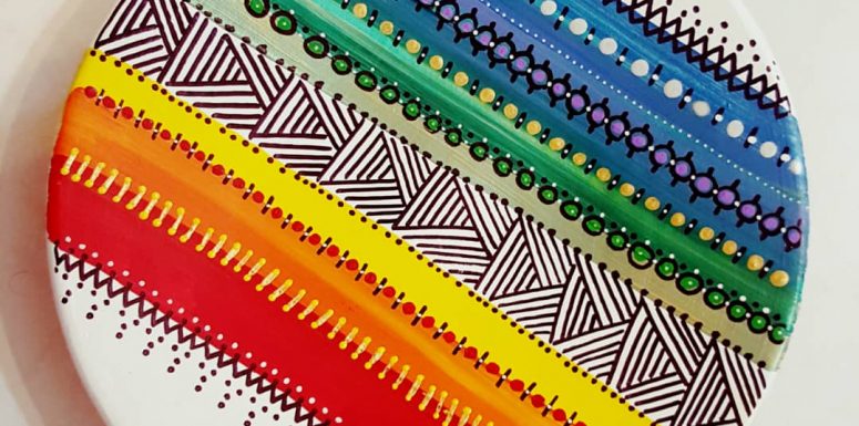 بشقاب میناکاری دکوری بشقاب میناکاری دکوری