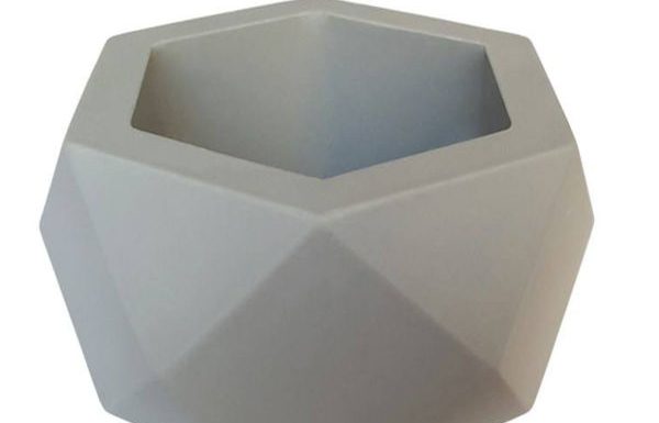گلدان بتنی مدل Hexa گلدان بتنی مدل Hexa