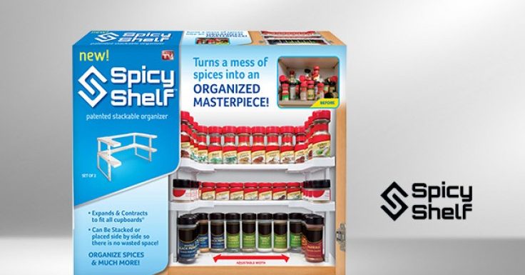 ارگانایزر کابینت Spicy Shelf ارگانایزر کابینت Spicy Shelf