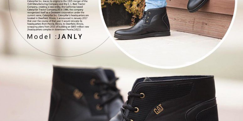 کفش مردانه ساق دار CAT مدل Janly 