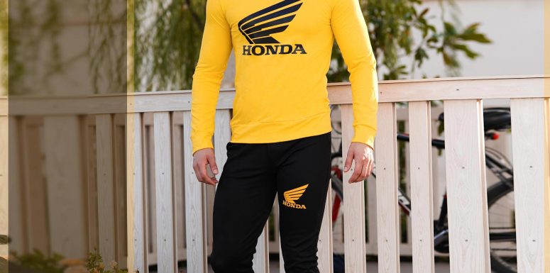 ست سویشرت و شلوار مردانه Erhan زرد 