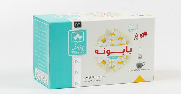 دمنوش کیسه ای دبش طعم بابونه دمنوش کیسه ای دبش طعم بابونه