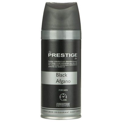 اسپری خوشبو کننده بدن مردانه پرستیژ مدل Black Afgano