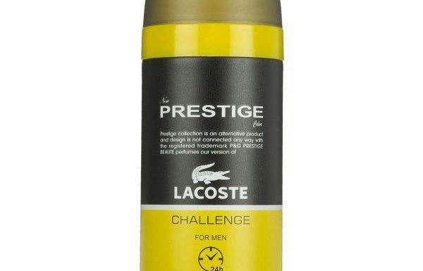 اسپری خوشبو کننده بدن مردانه پرستیژ مدل Lacoste Challenge اسپری خوشبو کننده بدن مردانه پرستیژ مدل Lacoste Challenge