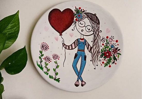 دیوارکوب سفالی کد 14 