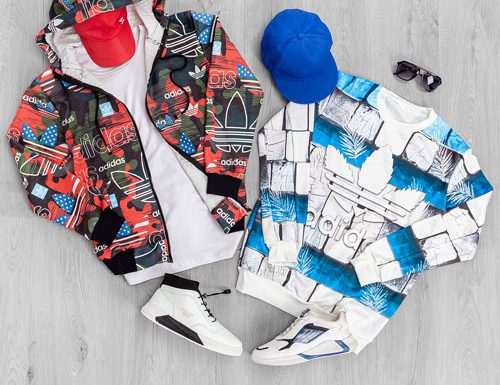 ست بلوز و سویشرت مردانه Adidas 