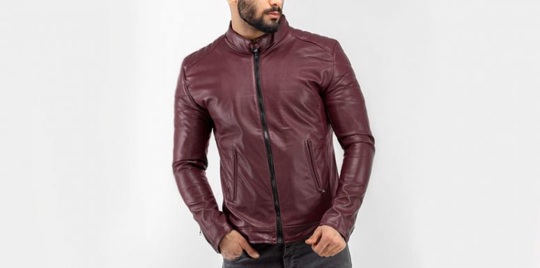 کاپشن چرم مردانه Nika 