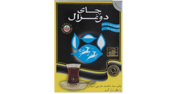 چای دو غزال مدل Earl Grey بسته 100 گرمی 