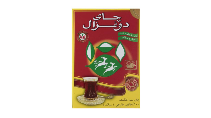 چای دو غزال مدل Pure Ceylon بسته 500 گرمی چای دو غزال مدل Pure Ceylon بسته 500 گرمی