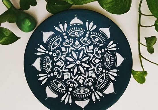 دیوارکوب سفالی کد 18 