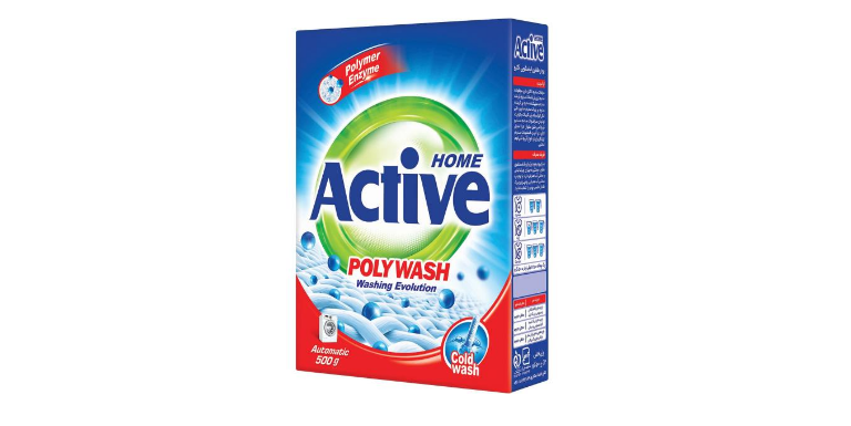پودر ماشین لباسشویی اکتیو مدل Poly Wash 