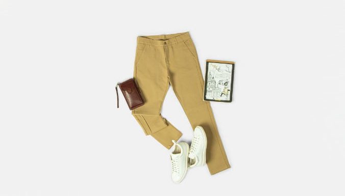 شلوار کرمی Alvin 