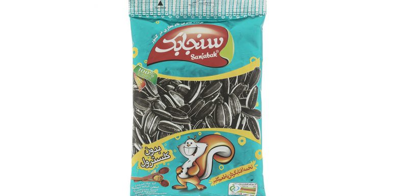 تخمه آفتابگردان سنجابک با طعم گلپر 