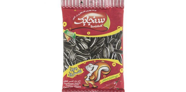 تخمه آفتابگردان فلفلی سنجابک تخمه آفتابگردان فلفلی سنجابک