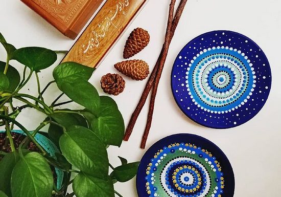 ست 2 عددی دیوارکوب سفالی کد 23 