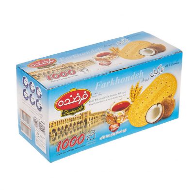 بیسکوییت فرخنده با طعم نارگیل