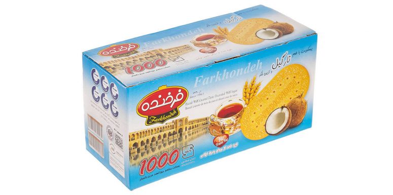 بیسکوییت فرخنده با طعم نارگیل بیسکوییت فرخنده با طعم نارگیل