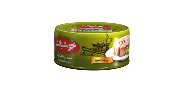 کنسرو ماهی تون در روغن زیتون خوشبخت 