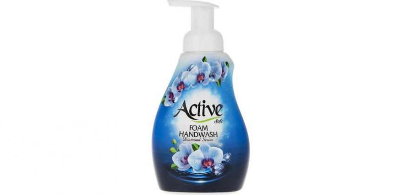 فوم دستشویی اکتیو سری دیاموند مدل Blue فوم دستشویی اکتیو سری دیاموند مدل Blue
