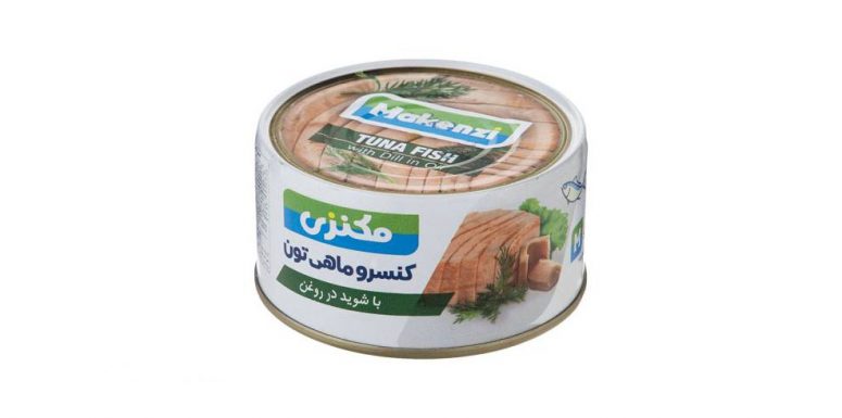 کنسرو ماهی تون مکنزی با شوید در روغن 