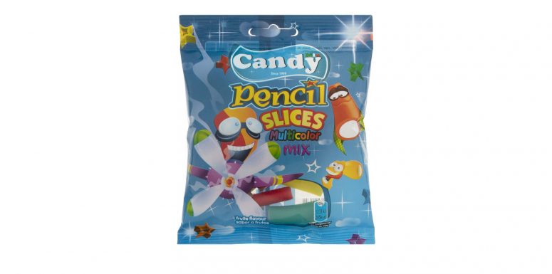 پاستیل مدادی لقمه ای کندی میکس پاستیل مدادی لقمه ای کندی میکس