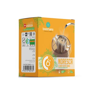 قهوه نورسکا بن مانو مدل 6PM بسته 6 عددی