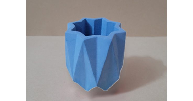 گلدان بتنی دکوری طرح ستاره – آبی گلدان بتنی دکوری طرح ستاره – آبی